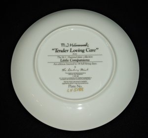 M. I. Hummel Plate, Tender Loving Care