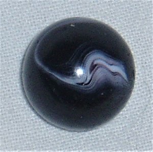 Peltier Marble, Slag, Black Amethyst, 5/8"