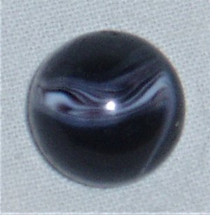 Peltier Marble, Slag, Black Amethyst, 5/8"