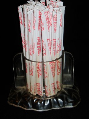 Vintage Coca-Cola Diner Straw and Napkin Holder