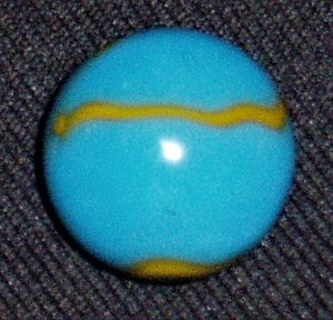 Vintage Peltier Cub Scout Marble, Large .847"