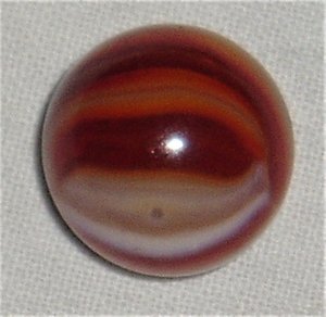 Vintage Peltier Marble, Bloody Mary .651" Mint
