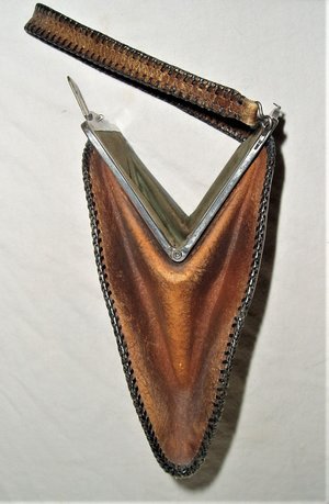 Arts & Crafts Leather Purse, Excellent
