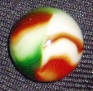 Peltier Christmas Tree Marble, .665", Vintage Toy