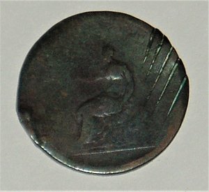 British Farthing 1807, Badly Worn