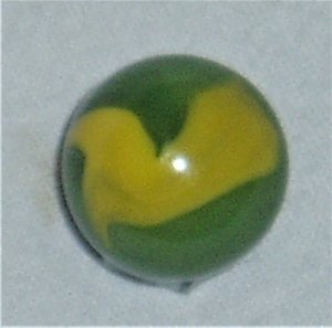 Peltier Peerless Patch Vintage Marble, .710" Green Yellow