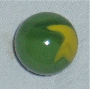 Peltier Peerless Patch Vintage Marble, .710" Green Yellow