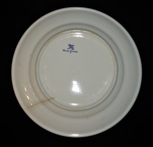 Mayer China Willow Blue, Dinner Chop Plate Charger, 11", Hairline