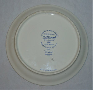 Hummel Goebel Anniversary Plate, 1980, Spring Dance