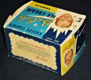 Bing Crosby Ice Cream Box, Valley Farm