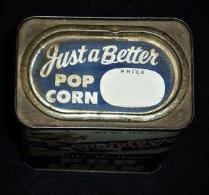 Vintage Tin Popeye Popcorn, Movie TV Prop