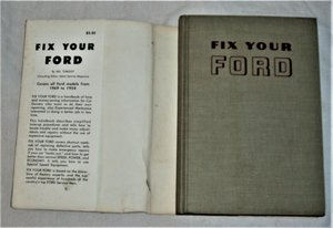 Book, Fix Your Ford Repair Manual