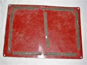 Vintage Exit Sign, Metal