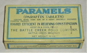 Vintage Tin, Paramels Paraffin Tablets