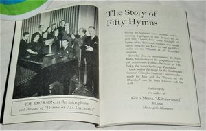 The Story of Fifty Hymns Booklet, 1939