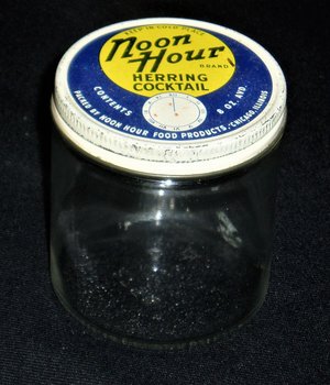 Noon Hour Herring Cocktail Jar, TV-Movie Prop