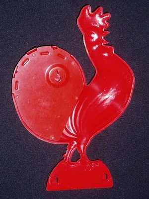 Red Rooster Key Hanger Holder, Scarville Iowa Advertising