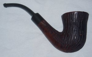 Vintage GBD tobacco pipe, #1737 Prodigy Corduroy
