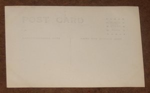 Real Photo Postcard, Wicker Chair, Carl Smith, Plainfield Iowa,