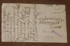 Real Photo Postcard, High School, Ionia Iowa