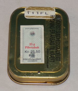 Vintage Tobacco Tin, Paul Olsen My Own Blend, Sample Size