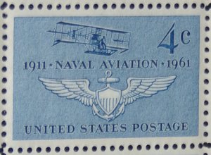 Mint 4c Stamp Sheet, Naval Aviation, Scott Catalog #1185 x 50 Stamps