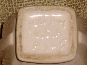 Hull Pottery Vase, Rosella Pattern, R-1-5"