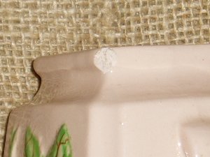 Hull Pottery Vase, Rosella Pattern, R-1-5"