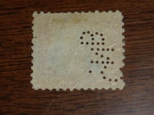 USA Postage Stamp, 5 Dollar 1922 Series,Used,  Perfin