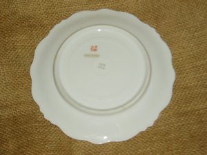 Gilded Floral Plate, Antique Rare Limoges France 