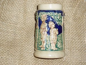 German Kinderkrug Miniature Stein, Beer Stein, Tankard