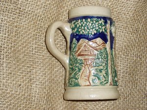 German Kinderkrug Miniature Stein, Beer Stein, Tankard