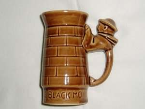 Kinderkrug, The Blackmonk, Vintage Stein Mug