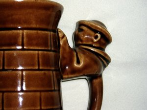 Kinderkrug, The Blackmonk, Vintage Stein Mug