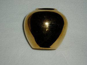 Gerold Porzellan Mini Vase, Gilded, Stuttgart