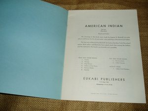Booklet, American Indian Navajo Read and Color