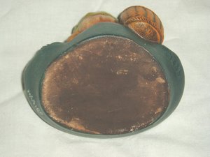 Dieppe France Pottery, Figural Bowl, Fisherman