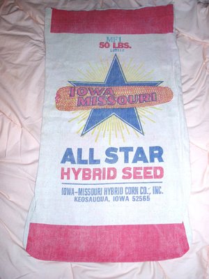 Seed Sack, Iowa Missouri, Keosauqua, Mint
