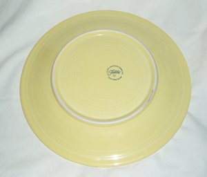 Vintage Fiesta Dinner Plate, 10.5", New Yellow