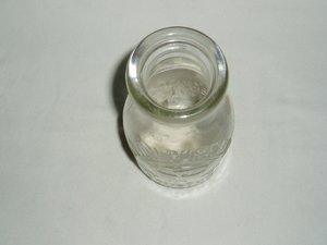 Vintage Milk Bottle, Canton Milk Company, One Pint
