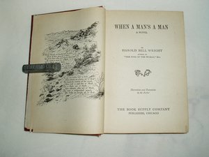 First Edition, When a Man's a Man, Harold Bell Wright