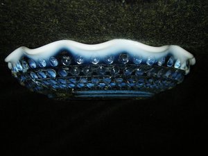 Moonstone Divided Dish,Anchor Hocking, 1940's
