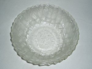 Large Berry or Serving Bowl, Basketweave