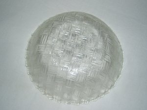 Large Berry or Serving Bowl, Basketweave