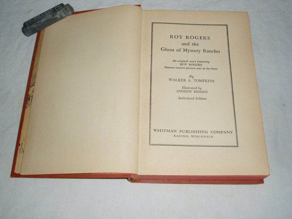 Novel, Roy Rogers and the Ghost of Mystery Rancho, 1950