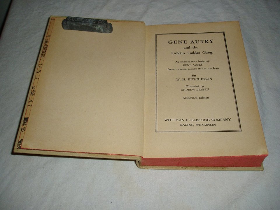 Novel, Gene Autry and the Golden Ladder Gang, 1950