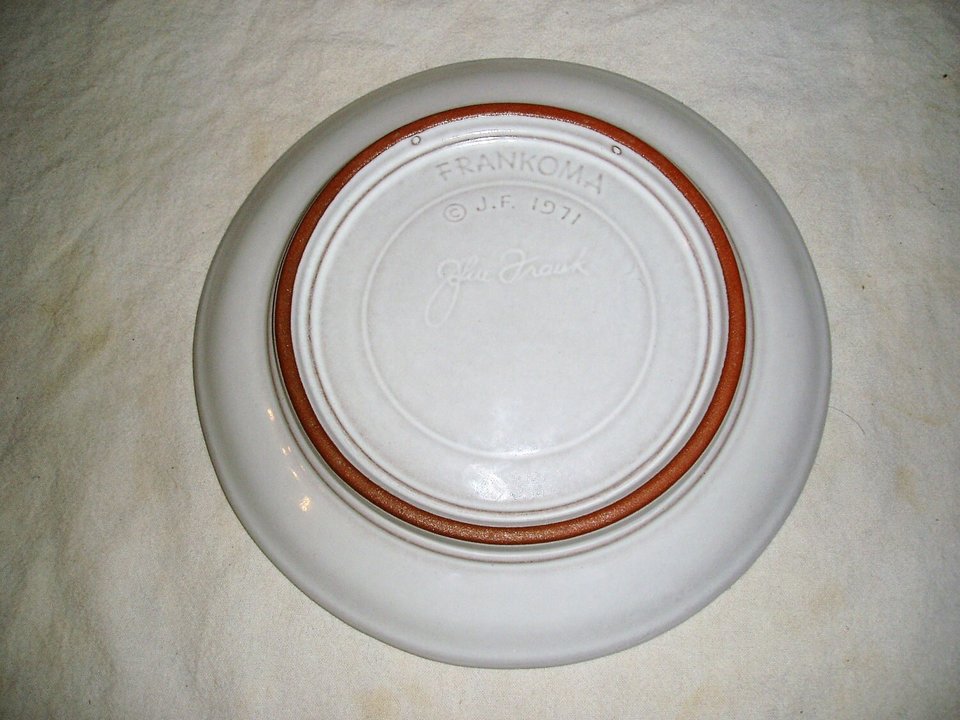 55% Off, 1971 Frankoma Christmas Plate, "No Room in the Inn"