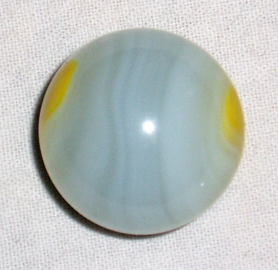 Sale 46% Off, Akro Agate Marble, Yellow Ace, Large 1"