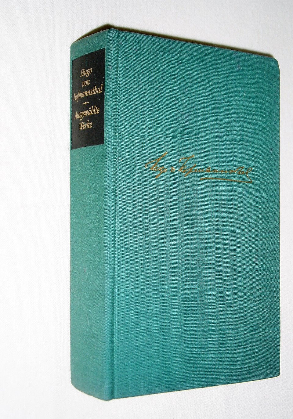 German Language Book, Ausgewahlte Werke, Hugo Von Hofmannsthal