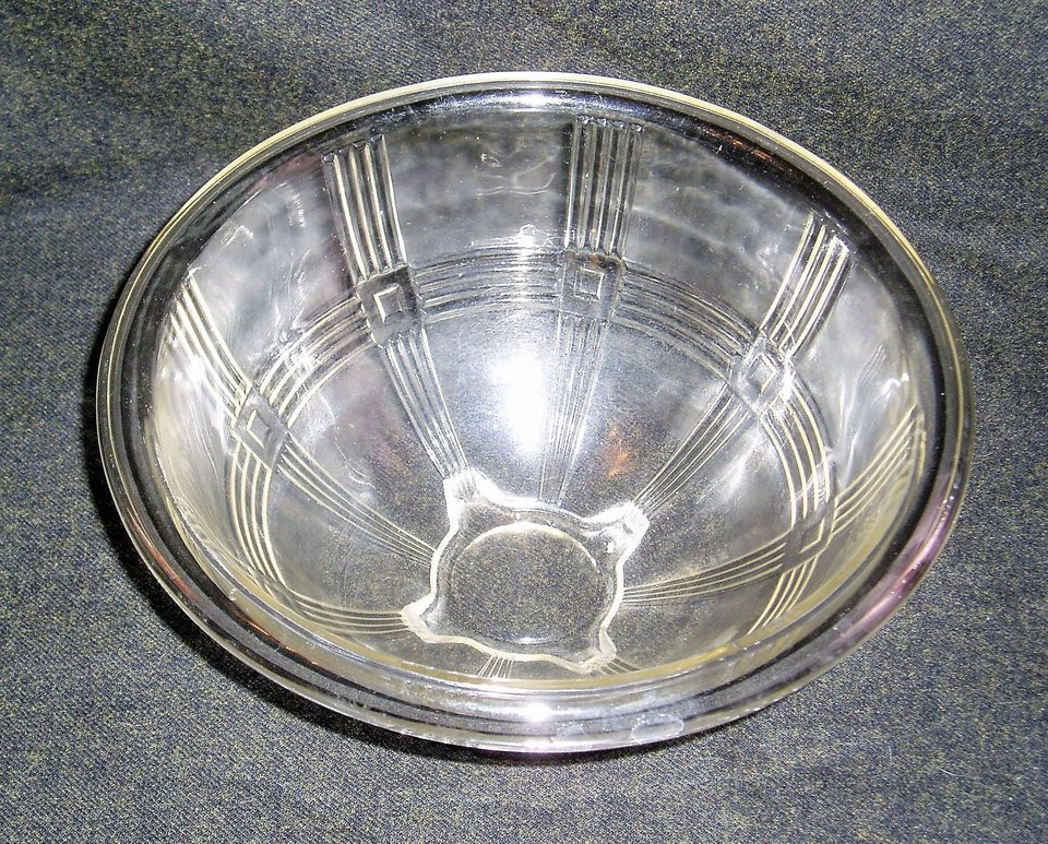 Criss Cross Mixing Bowl, Hazel Atlas, Vintage